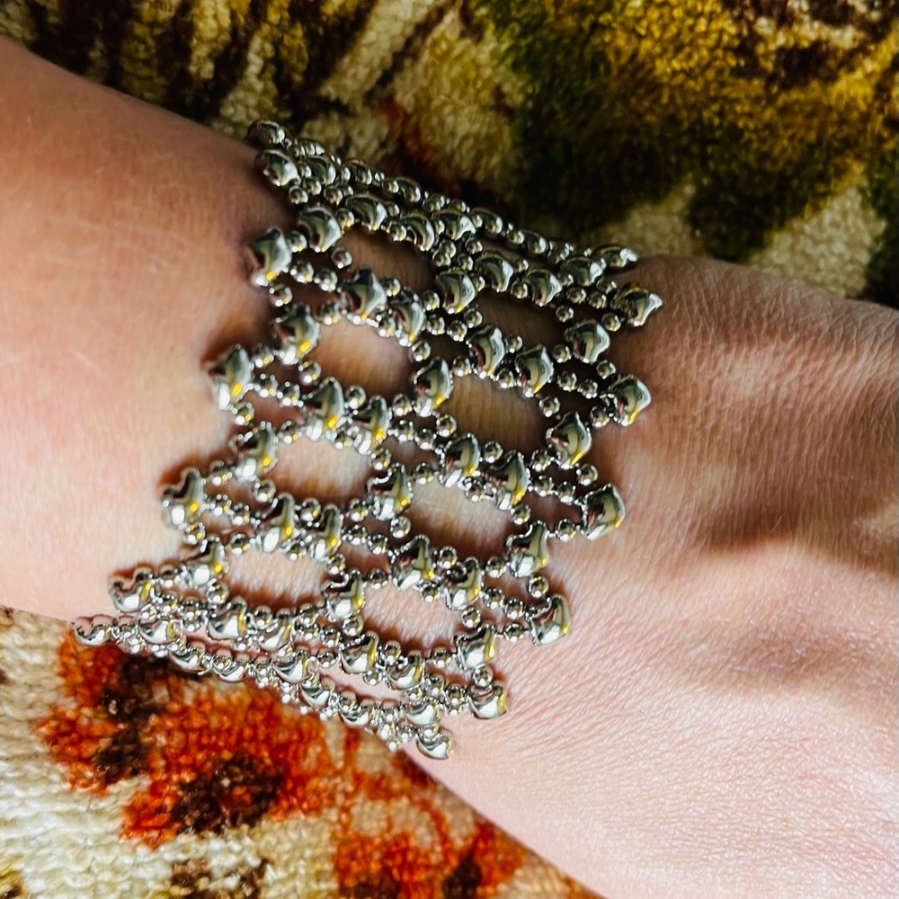 Sergio Gutierrez Liquid Metal Stainless Steel Bracelet